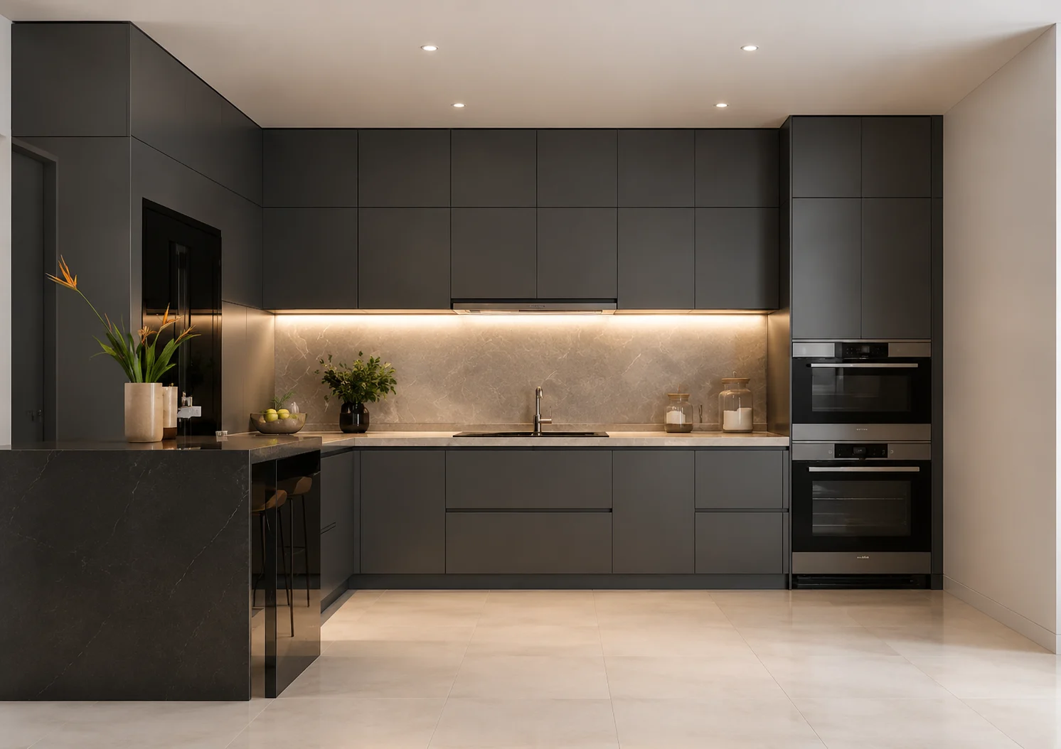 Tủ bếp Laminate